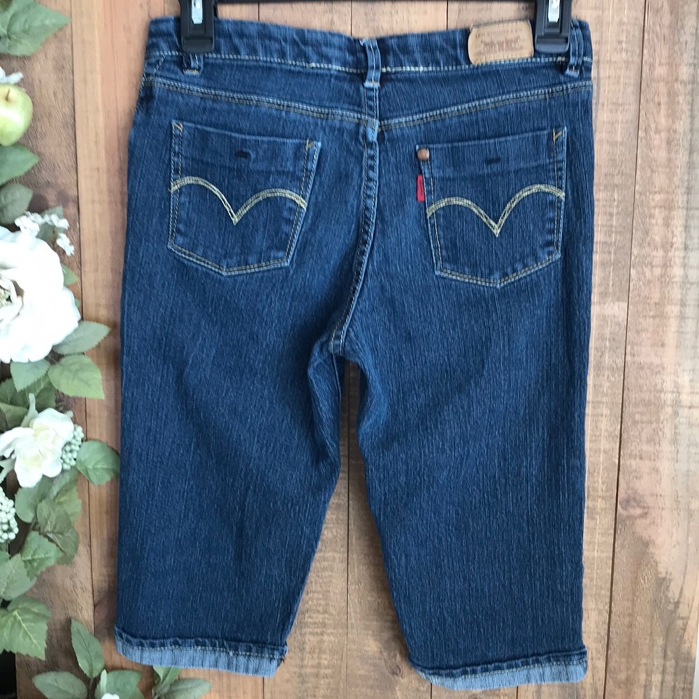 Levi’s Bermuda Jean Shorts Girls Size 16 - Picture 3 of 6